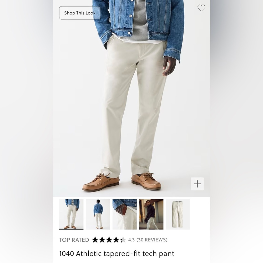 Stone 1040 Athletic tapered-fit tech pant 30x30